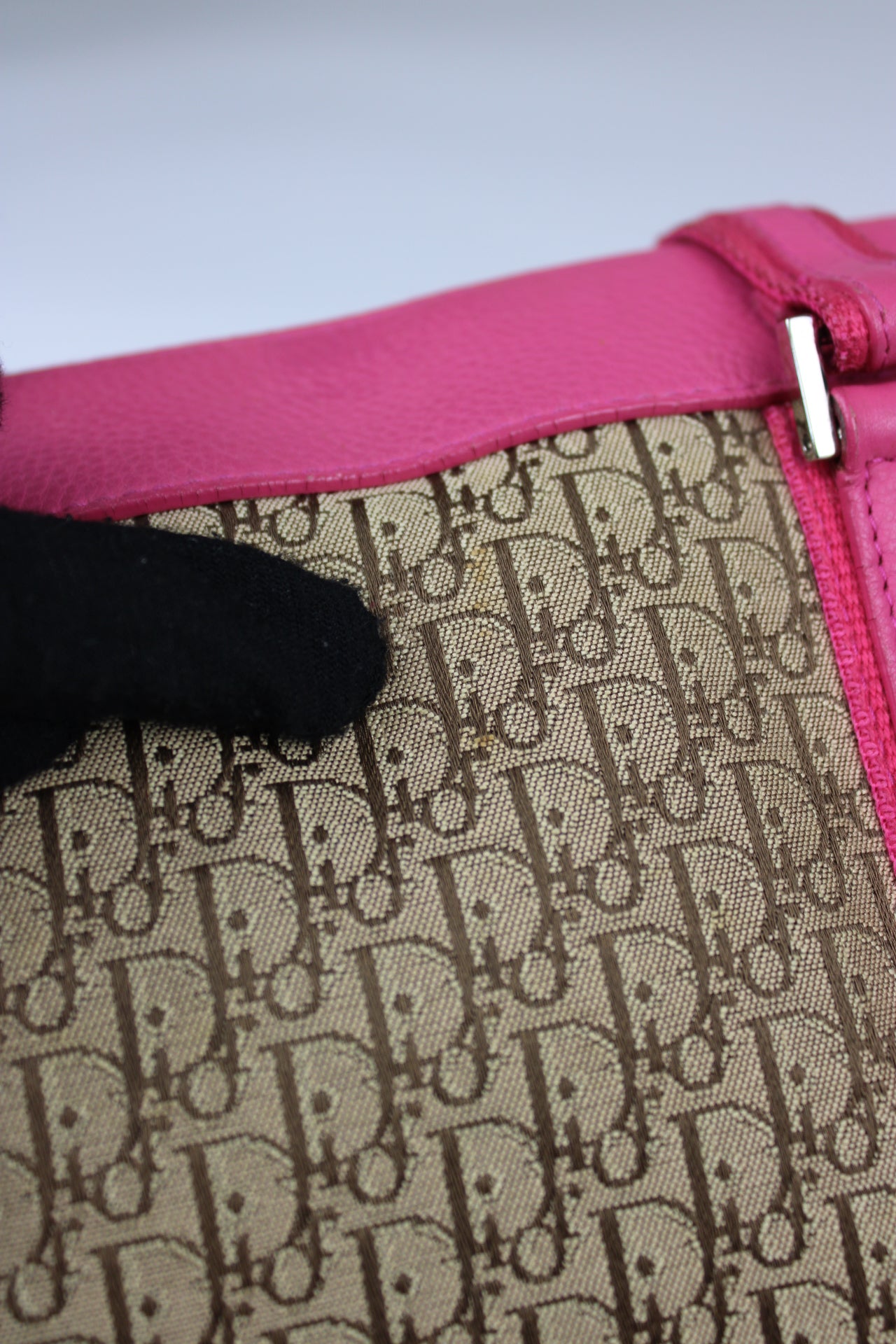 Dior Monogram Columbus Boston Bag 2005