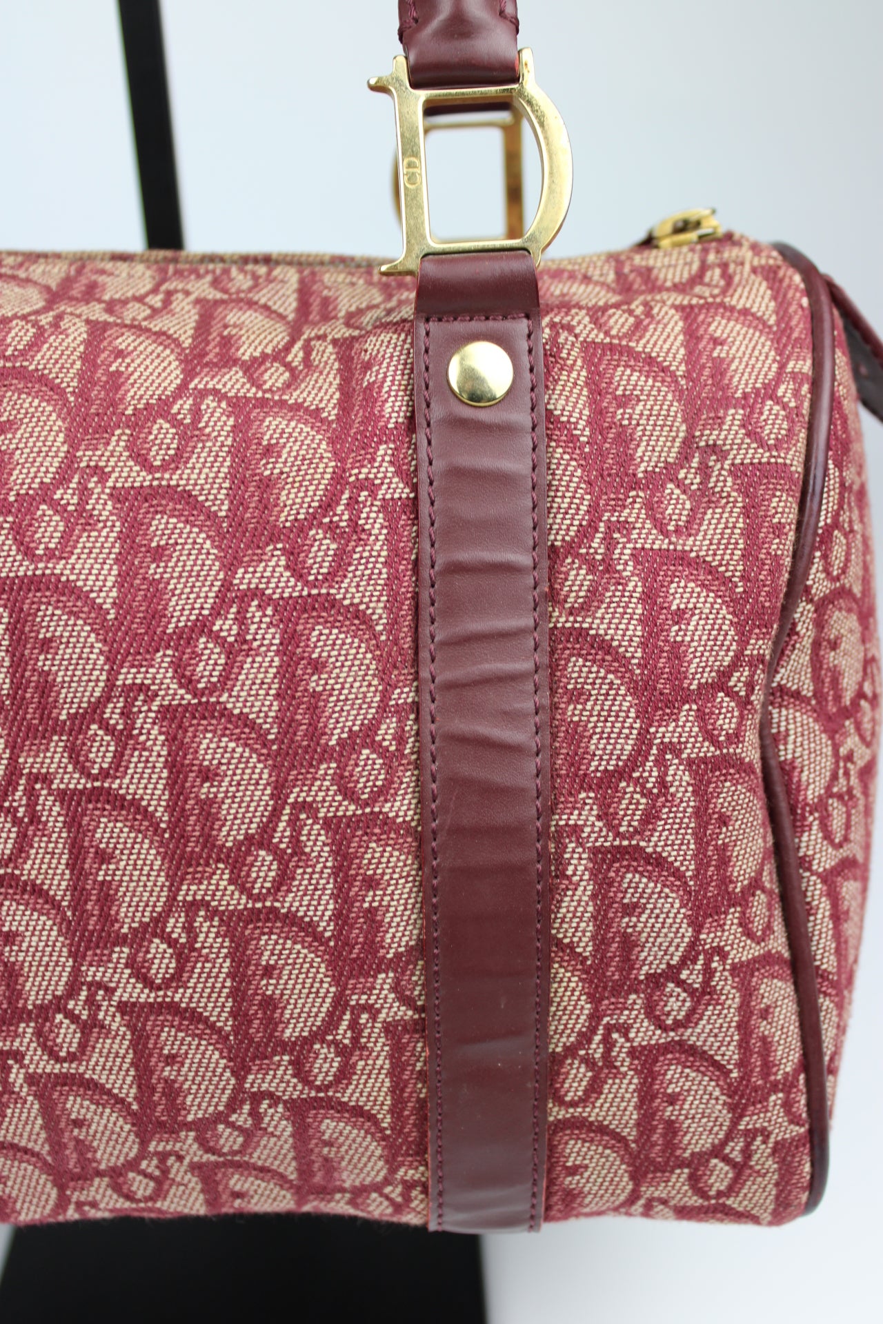 Dior Monogram Trotter Boston Bag 2004