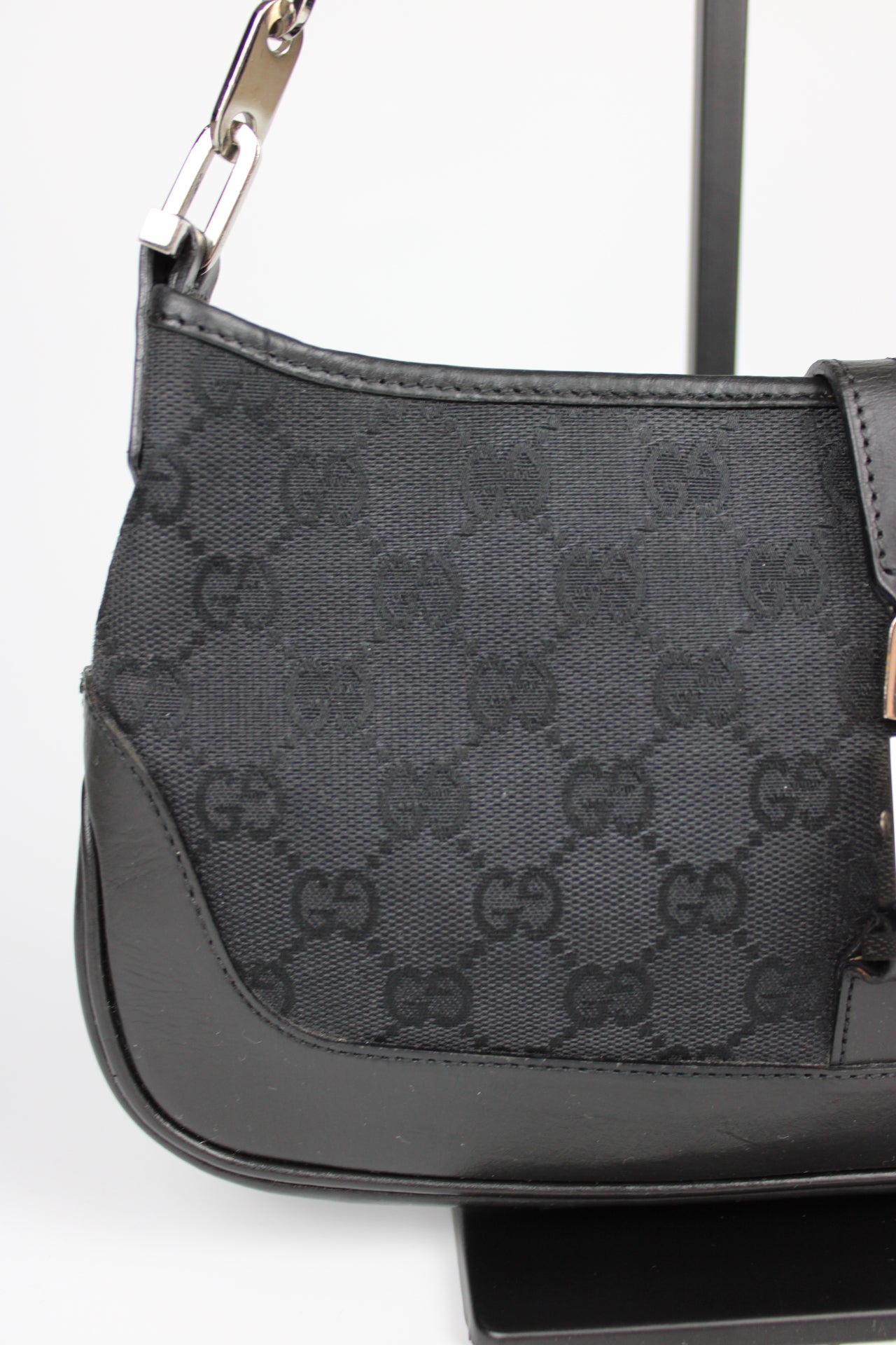 Gucci Monogram Chain Strap Mini Jackie Bag (Restored)