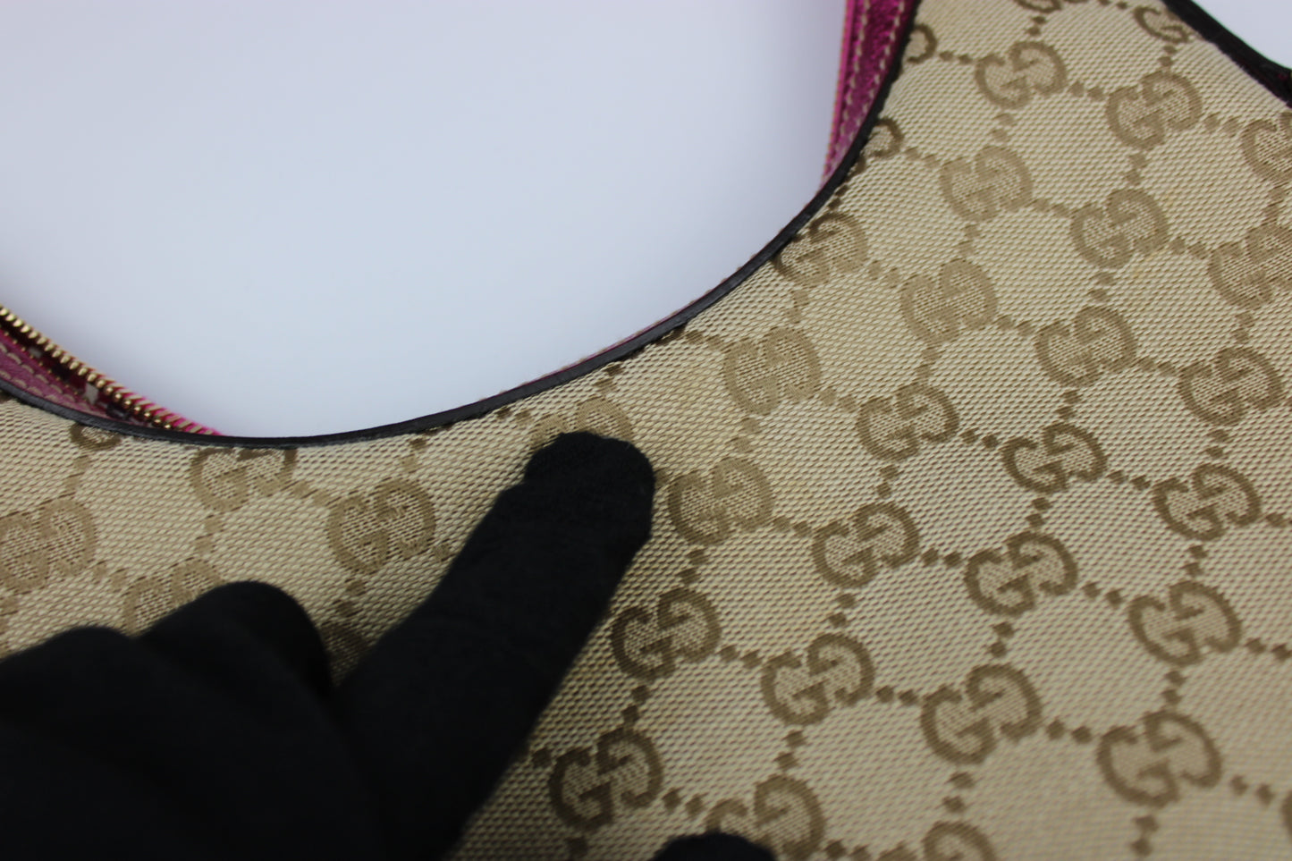 Gucci Monogram Britt Hobo Bag