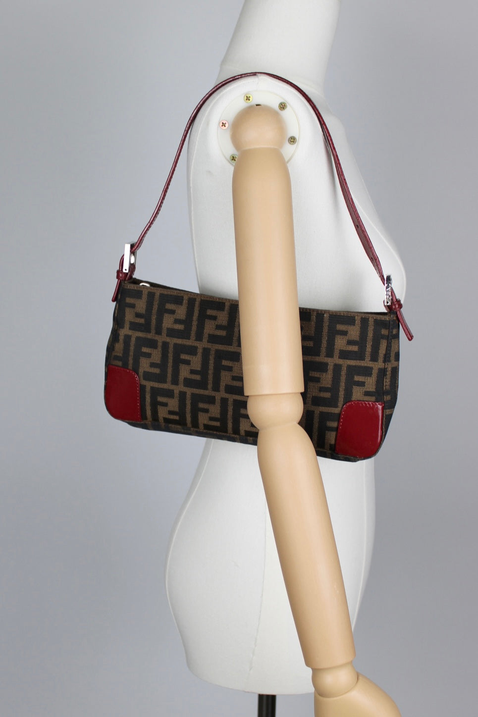 Fendi Zucca Pochette Bag (Restored)