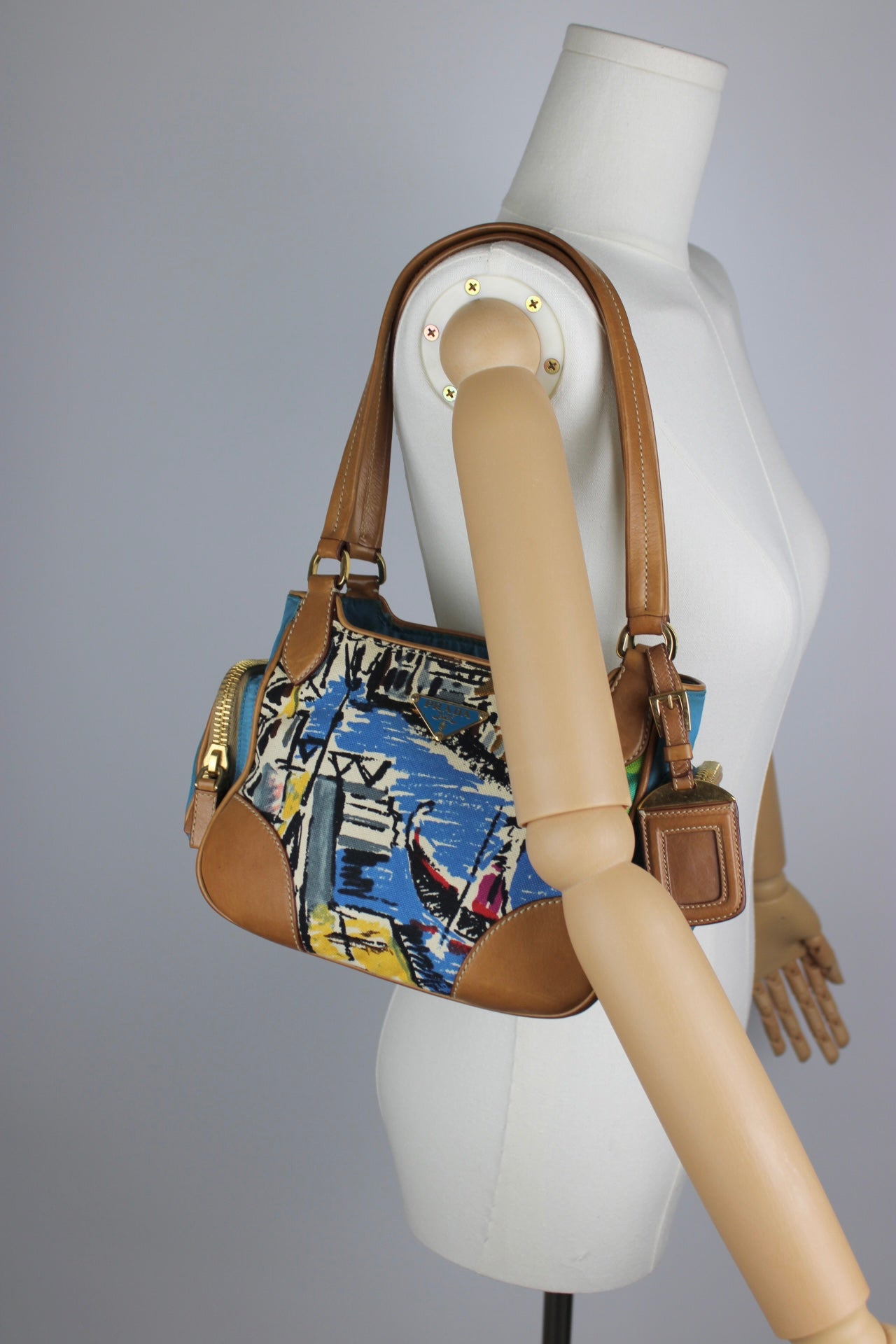 Prada Venice Painting Hobo Bag