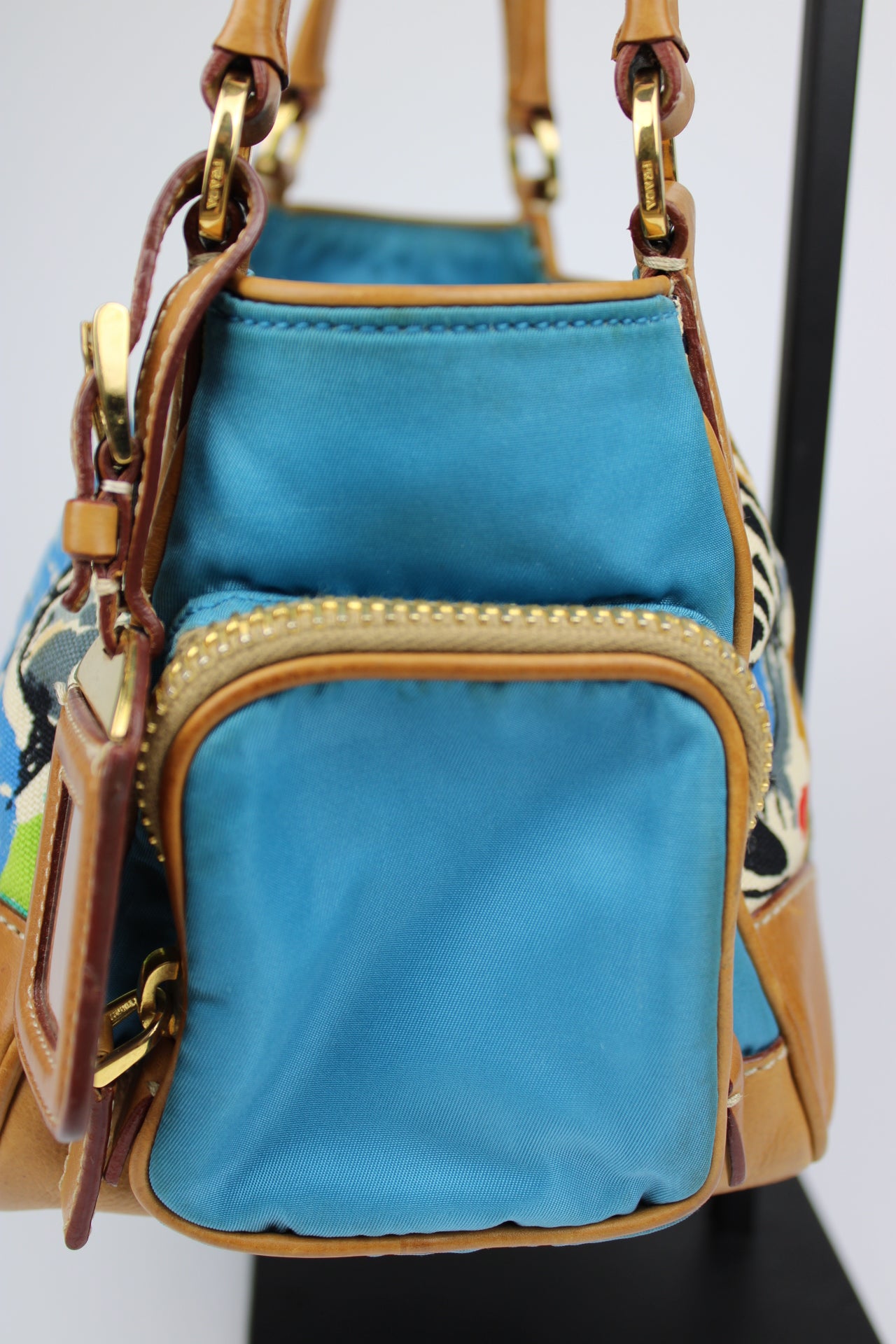 Prada Venice Painting Hobo Bag