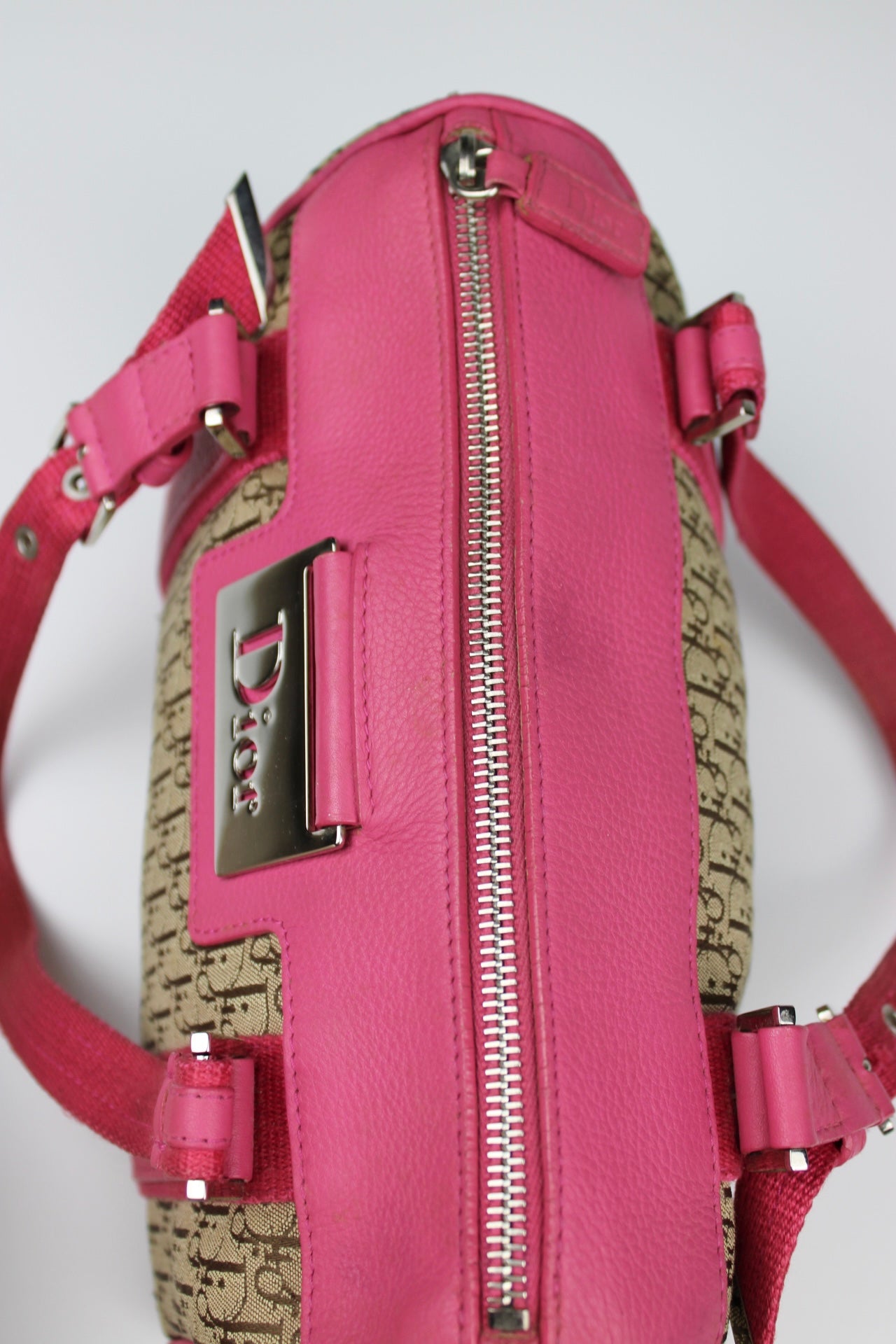 Dior Monogram Columbus Boston Bag 2005