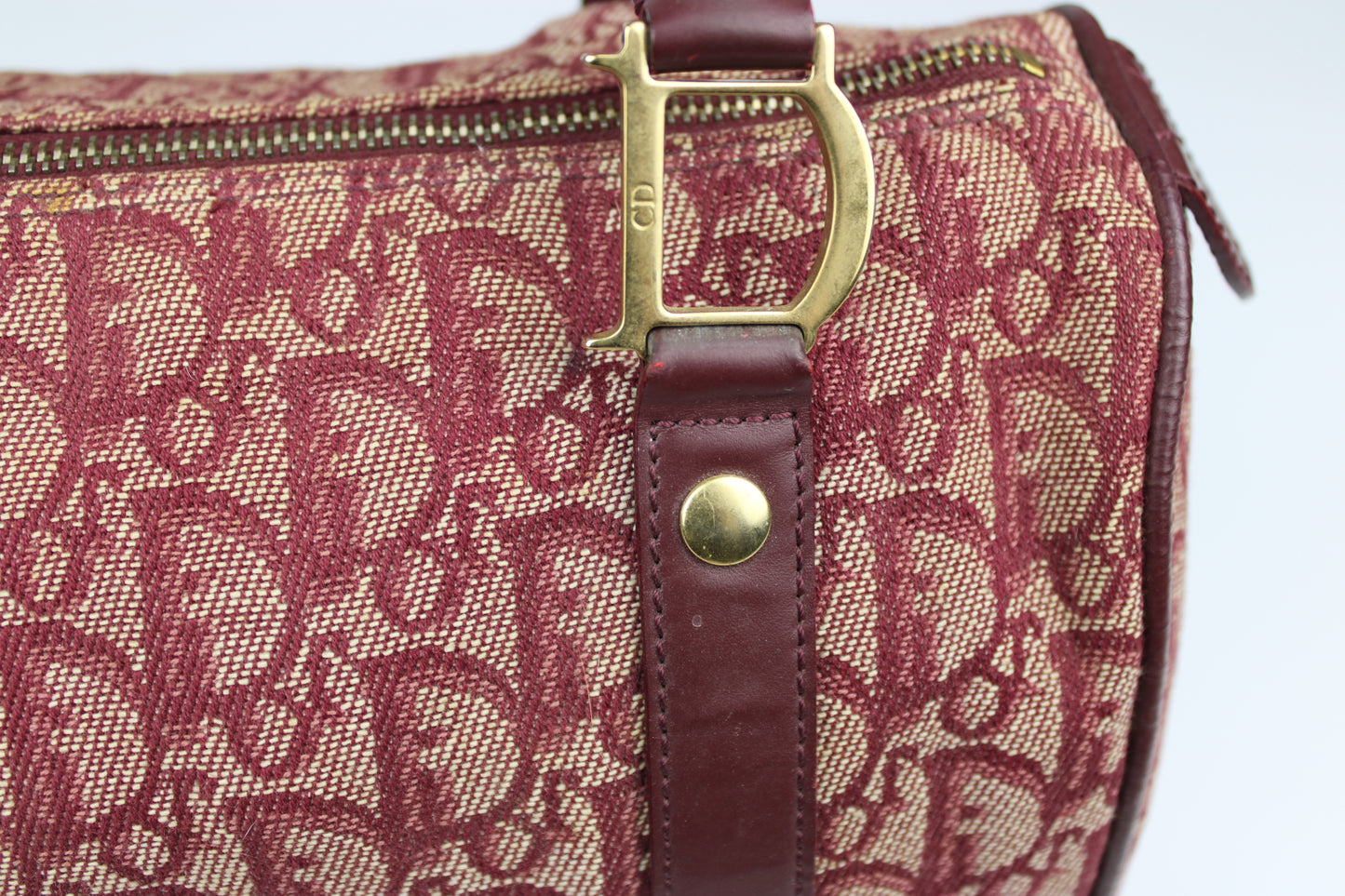 Dior Monogram Trotter Boston Bag 2004