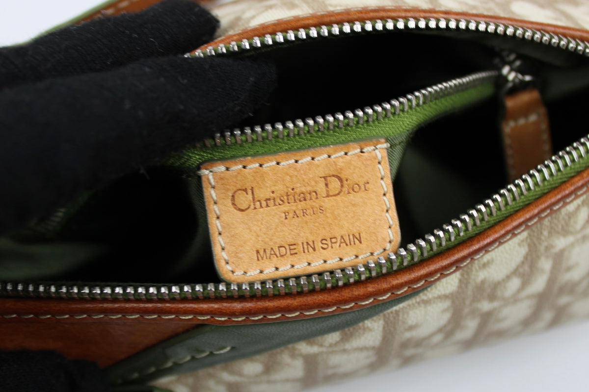 Pre-owned Dior Monogram Romantique Barrel Bag 2007