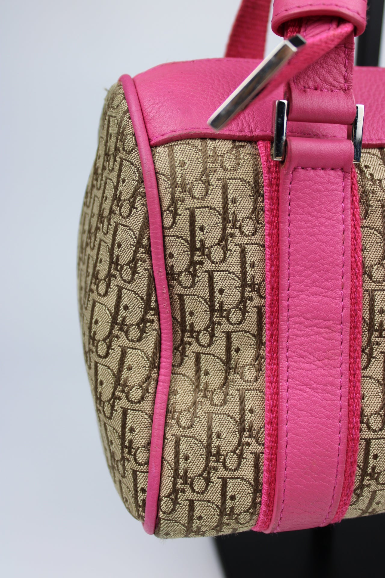 Dior Monogram Columbus Boston Bag 2005