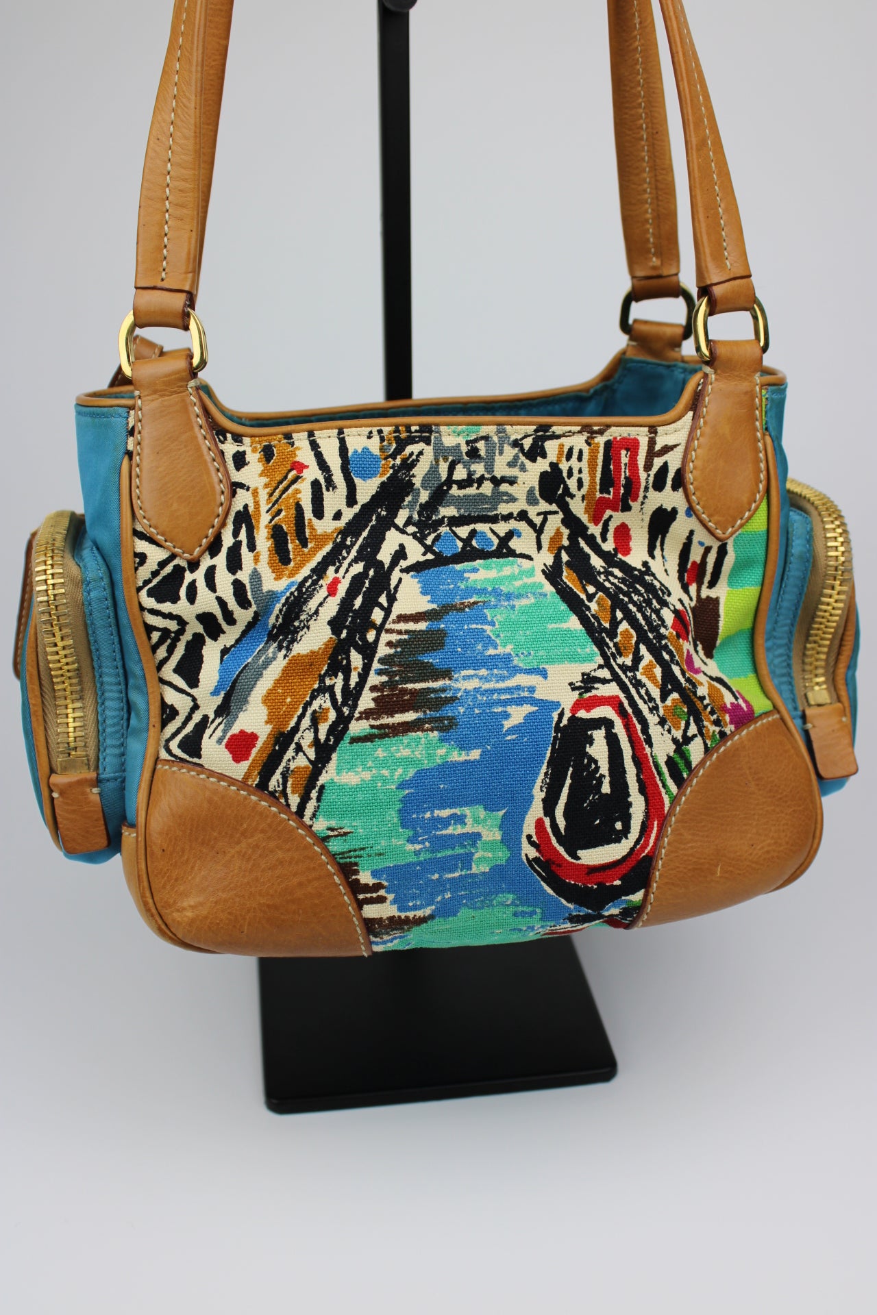 Prada Venice Painting Hobo Bag