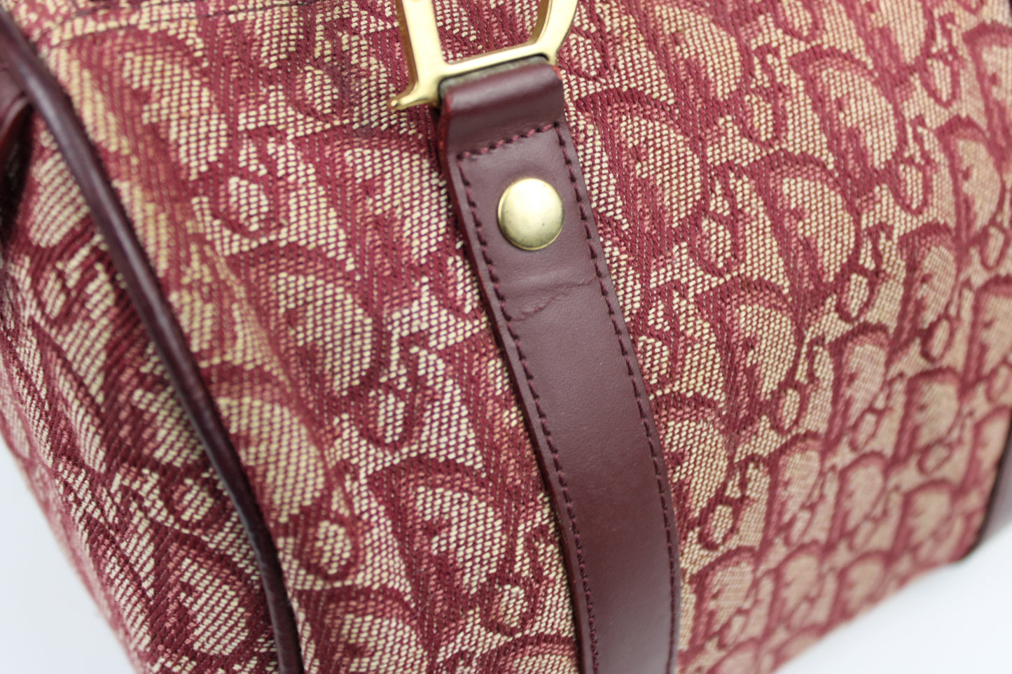 Dior Monogram Trotter Boston Bag 2004
