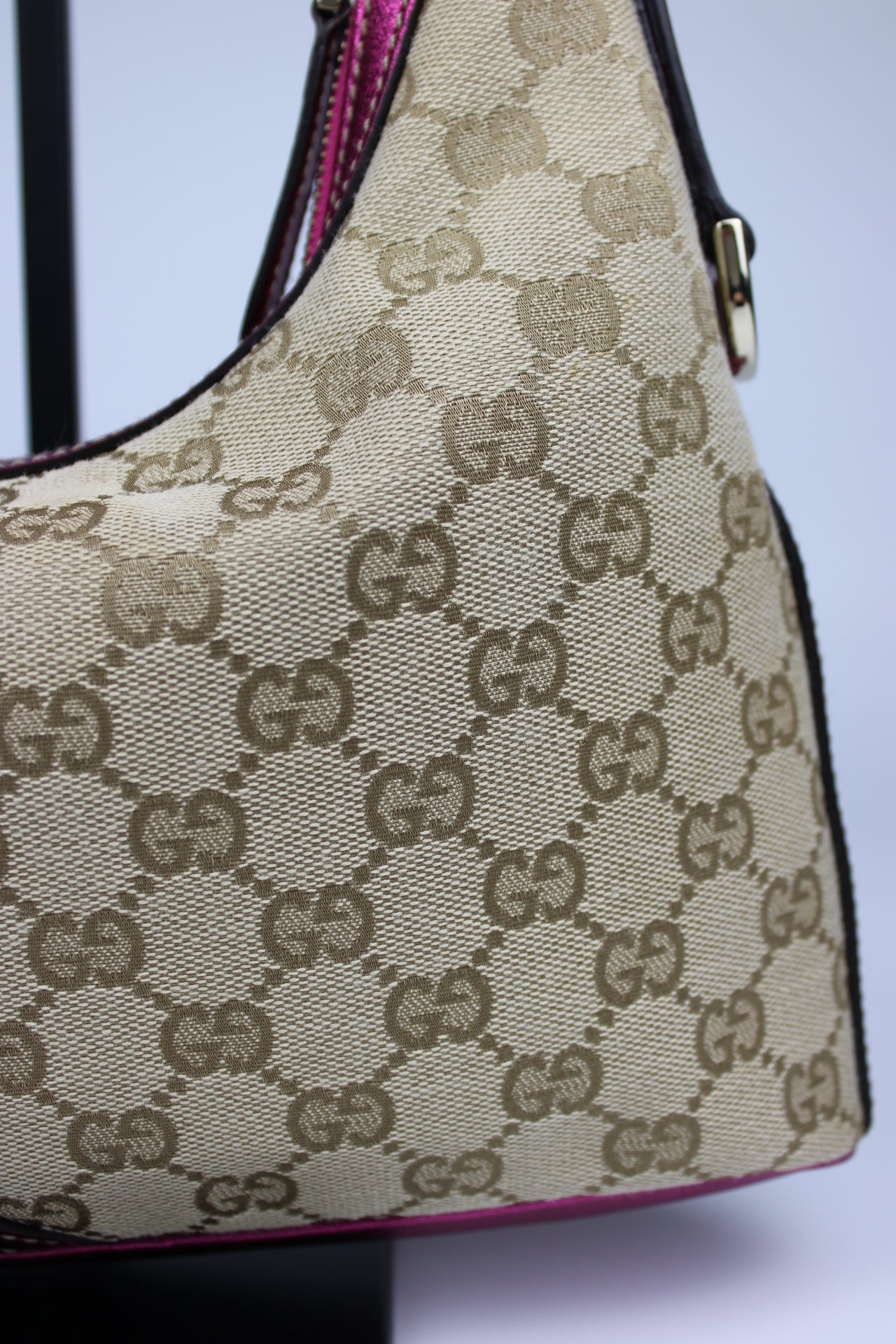 Gucci Monogram Britt Hobo Bag
