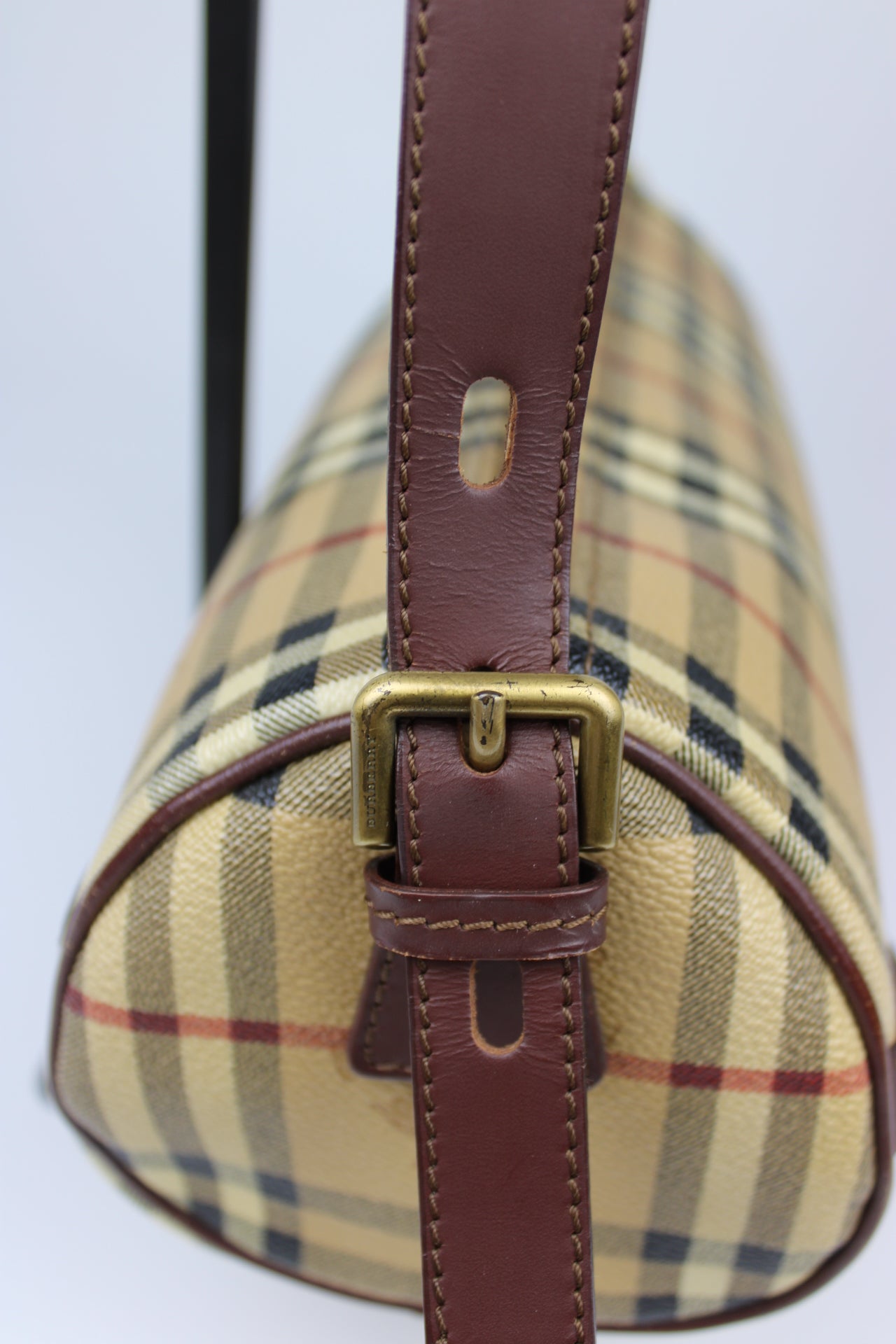 Burberry Haymarket Shoulder Bag 2005