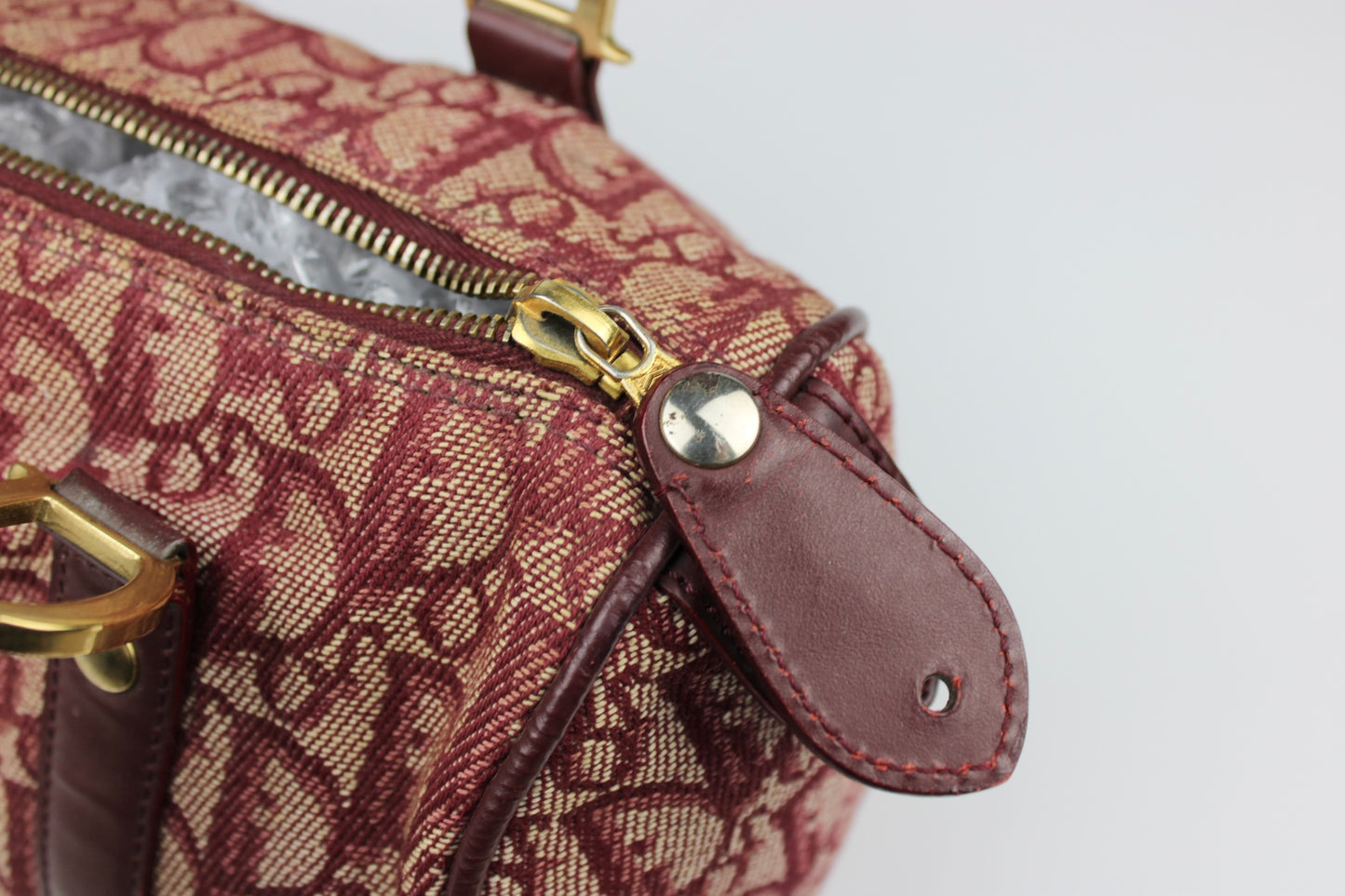 Dior Monogram Trotter Boston Bag 2004