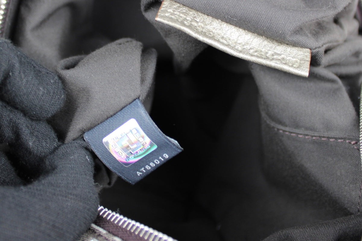 Fendi Zucchino Hobo Shoulder Bag