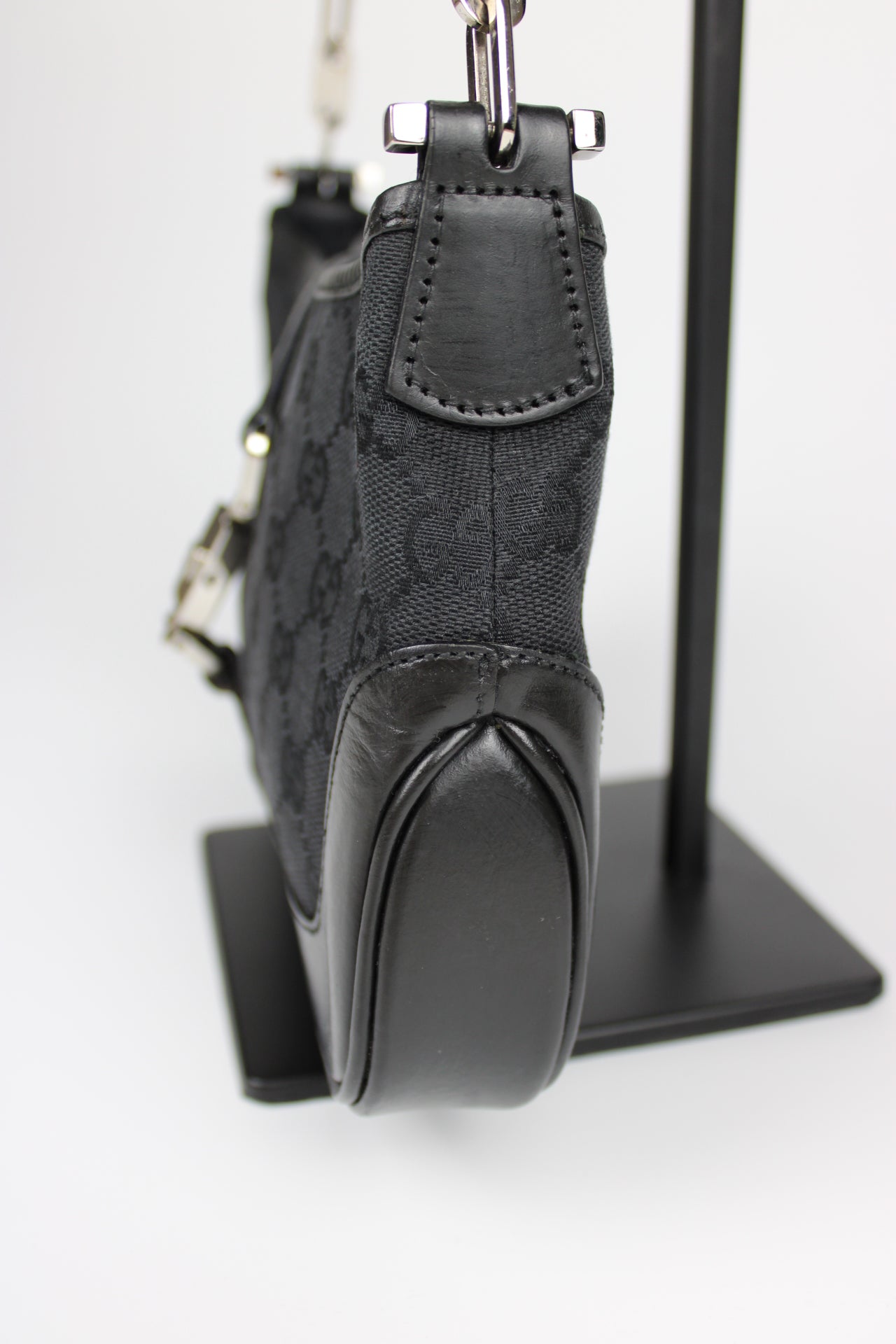 Gucci Monogram Chain Strap Mini Jackie Bag (Restored)