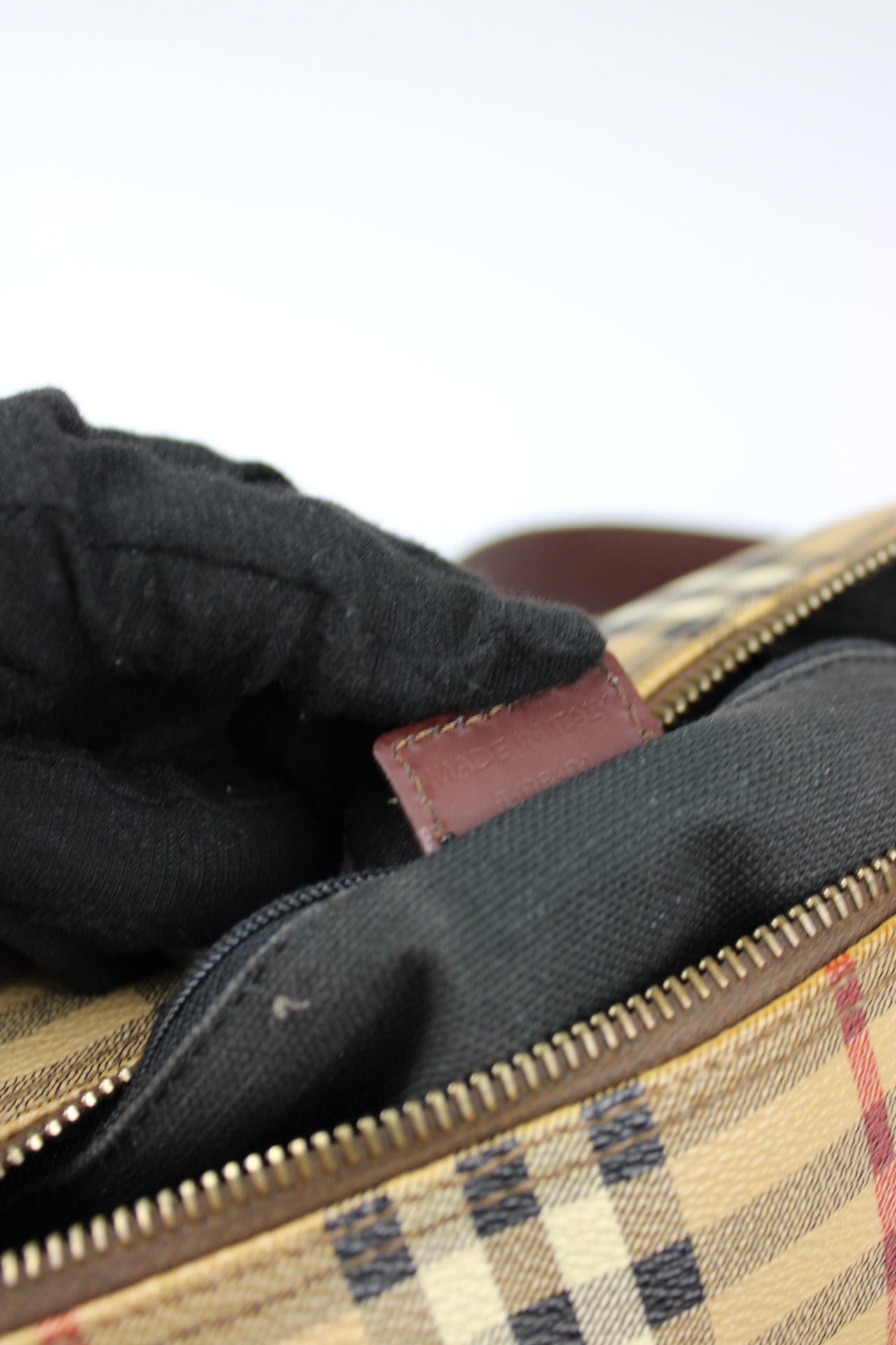 Burberry Haymarket Shoulder Bag 2005
