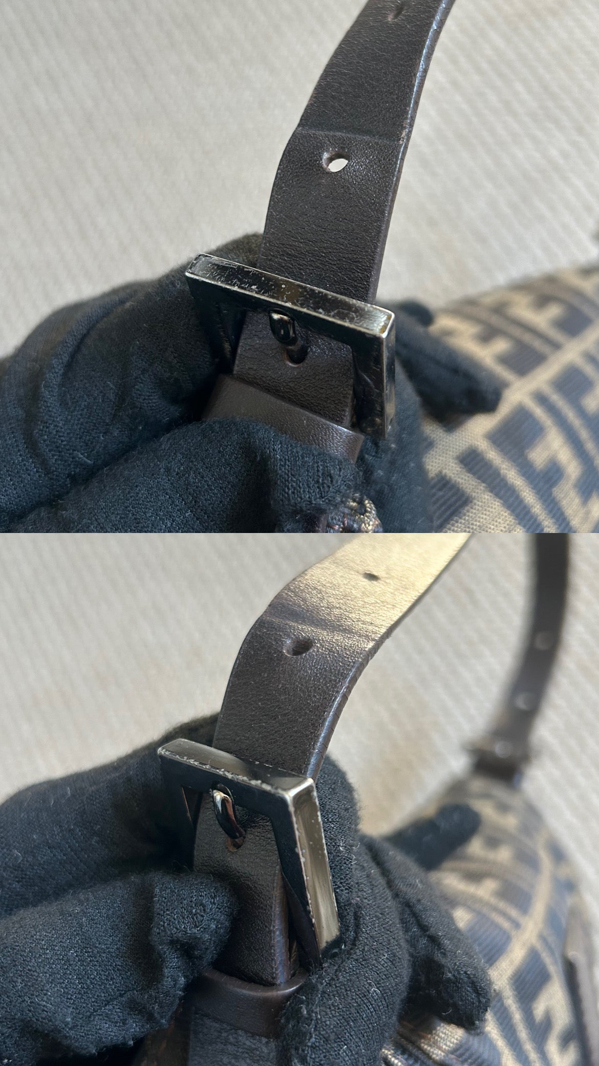 Fendi Zucca Baguette Bag
