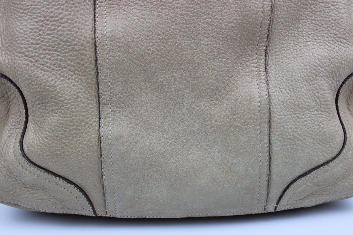 Pre-owned Prada Cervo Leather Hobo Bag