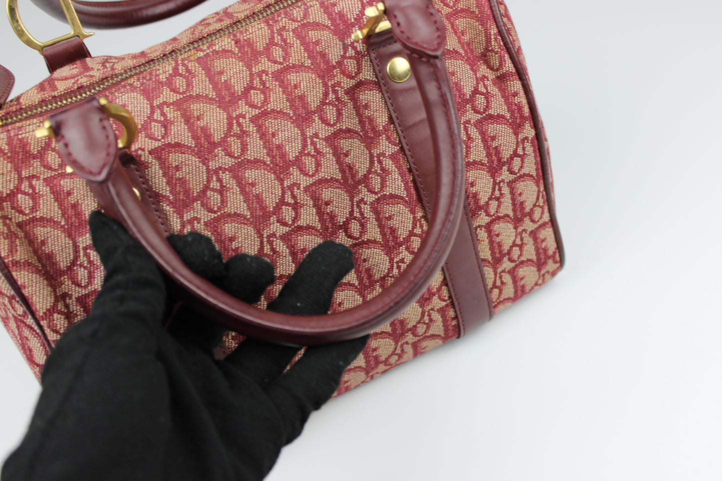 Dior Monogram Trotter Boston Bag 2004