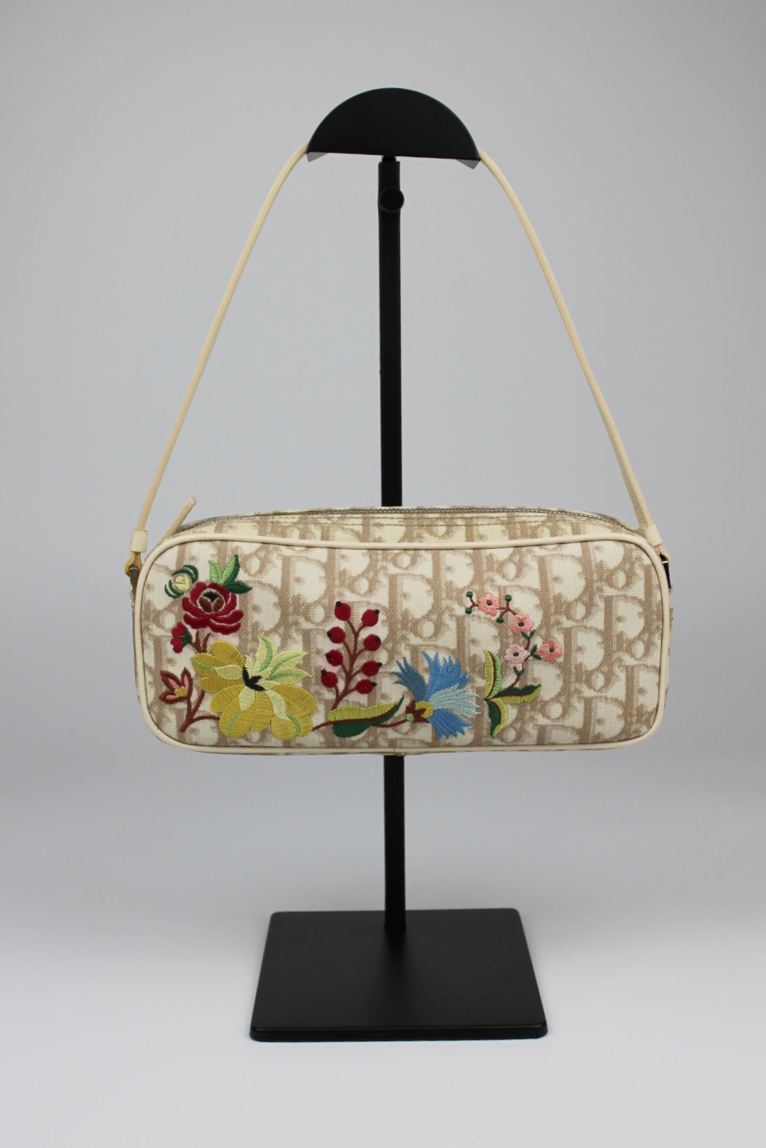 Dior Monogram Embroidered Pochette Bag 2005