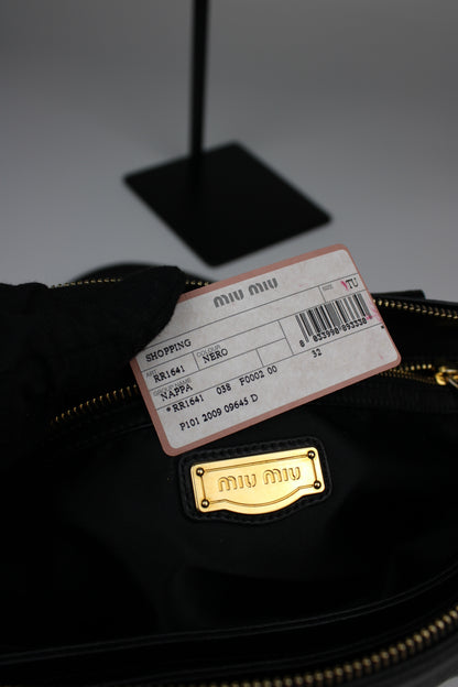 Miu Miu Nappa Leather East/West Shopping Shoulder Bag 2009