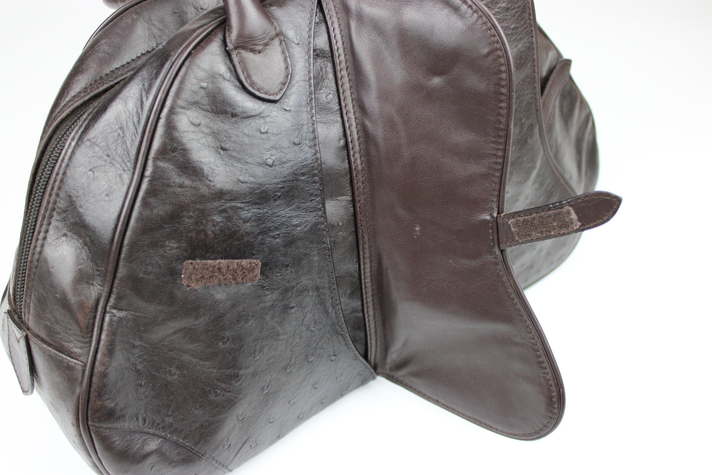 Dior Ostrich Leather Double Saddle Bag 2000