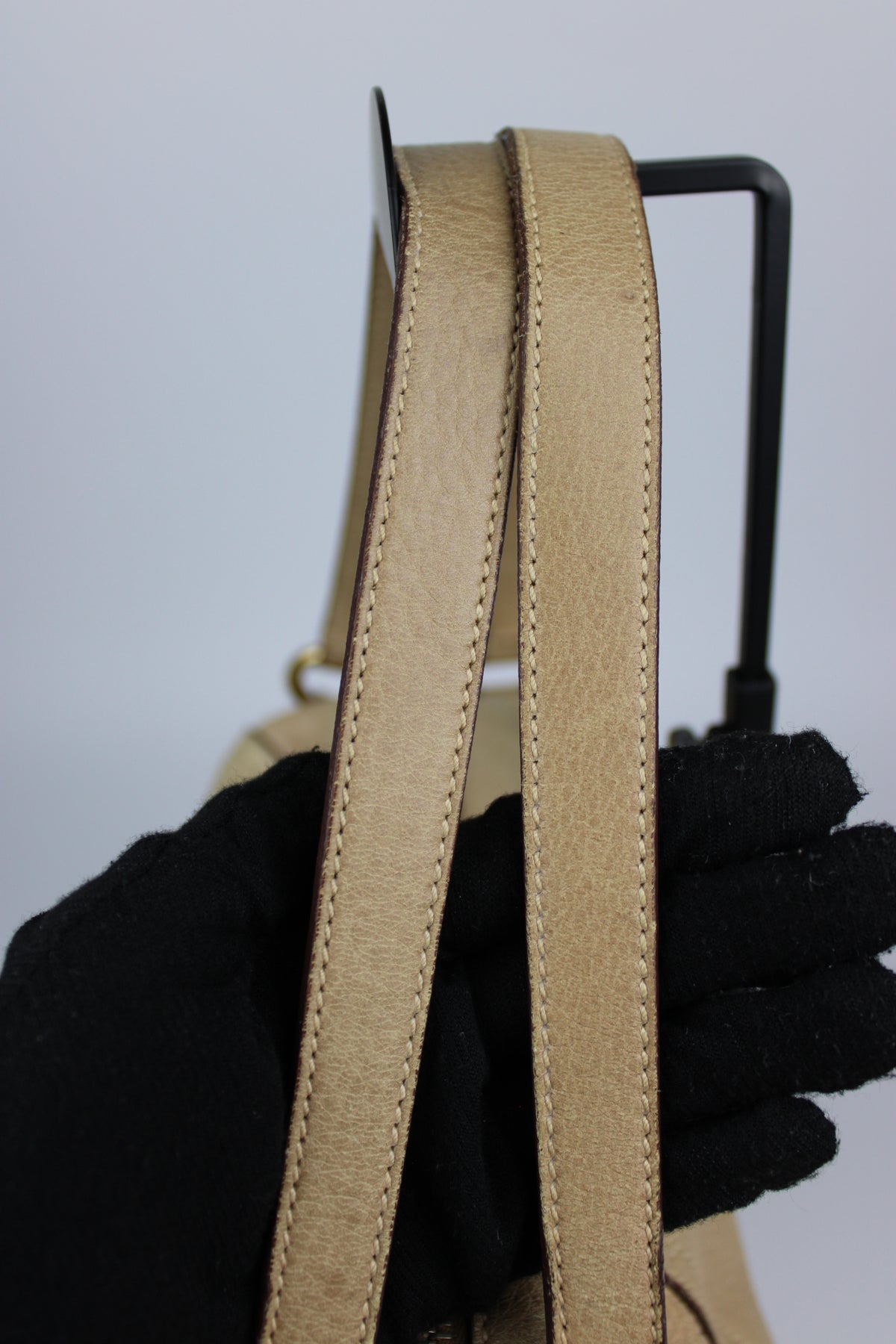 Pre-owned Prada Cervo Leather Hobo Bag