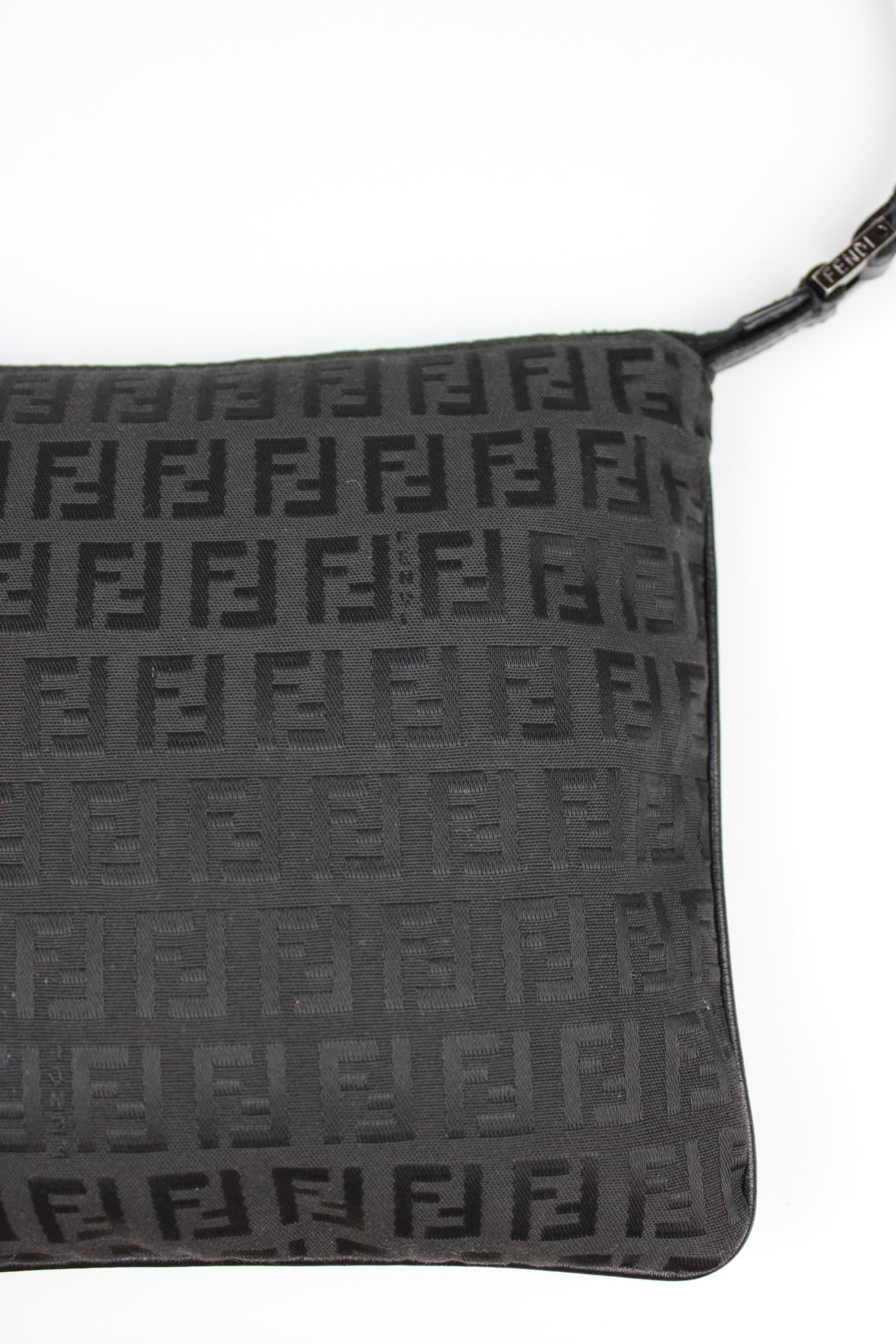 Fendi Zucchino Black Cross Body Bag