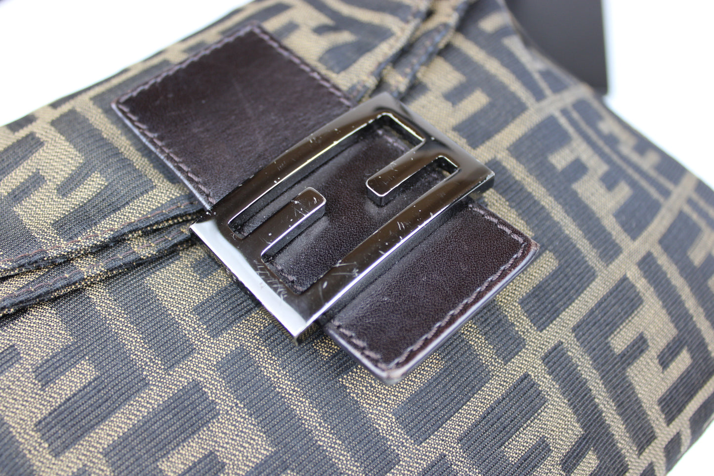 Fendi Zucca Baguette Bag