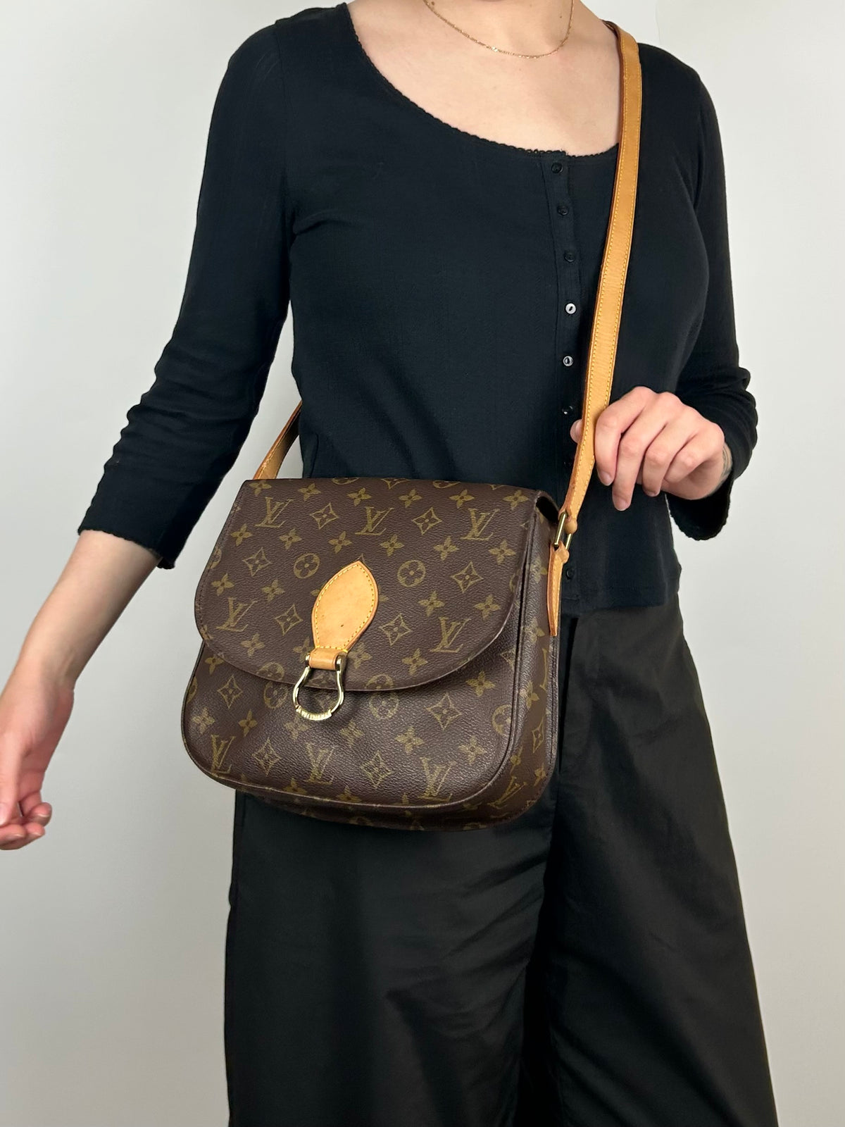Pre-owned Louis Vuitton Saint Cloud Cross Body Bag 1992
