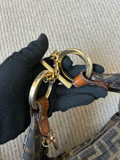 Fendi Zucca Chain Strap Bag