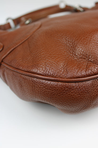 Prada Vit Daino Leather Two Way Bag