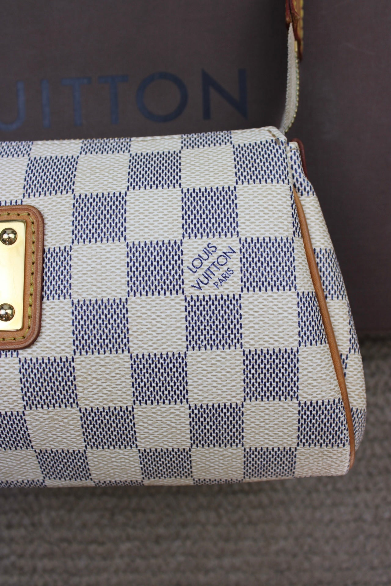 Louis Vuitton Damier Azur Eva 2-Way Bag 2010