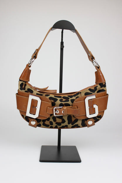Dolce & Gabbana Pony Hair Leopard Print Bag