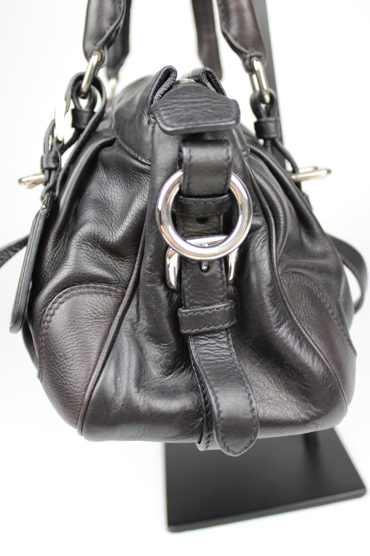 Prada Glacé Calf Leather 2-Way Bag