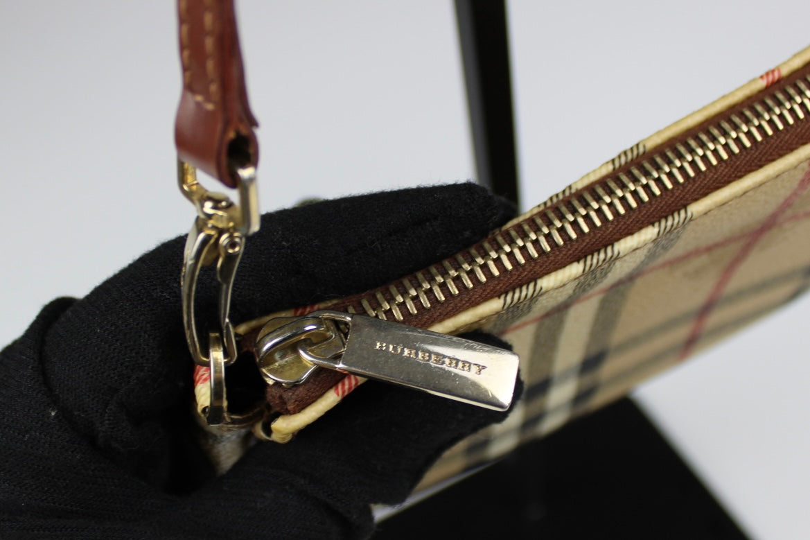 Burberry Haymarket Check Pochette Bag 2003
