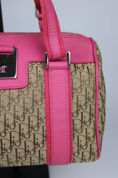 Dior Monogram Columbus Boston Bag 2005