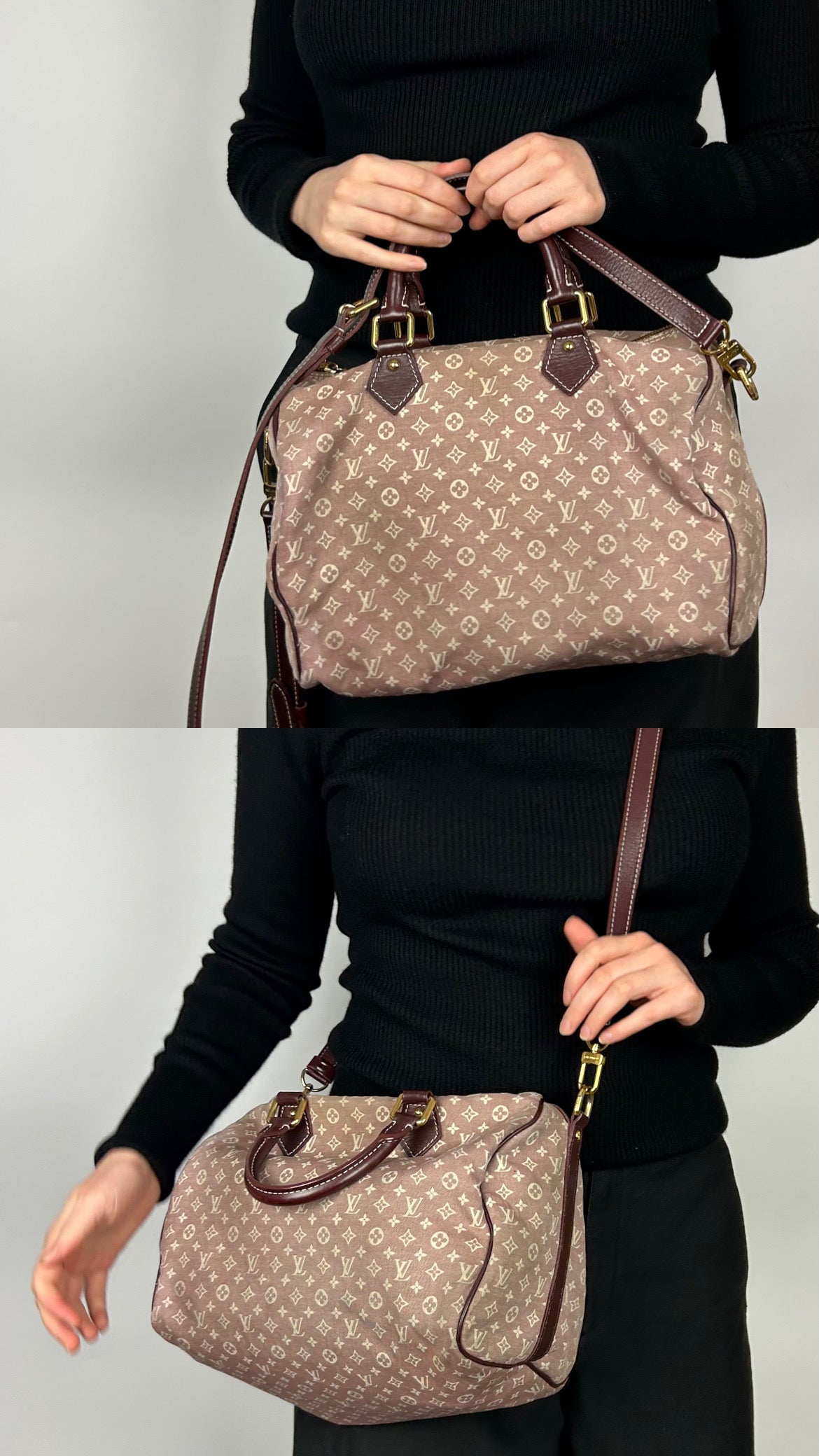 Louis Vuitton Mini Lin Speedy 30 Bandoulière Bag 2010