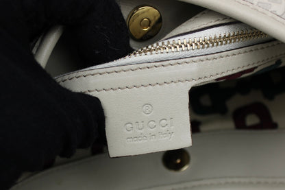 Pre-owned Gucci Monogram 85th Anniversary Leather Jackie Bag