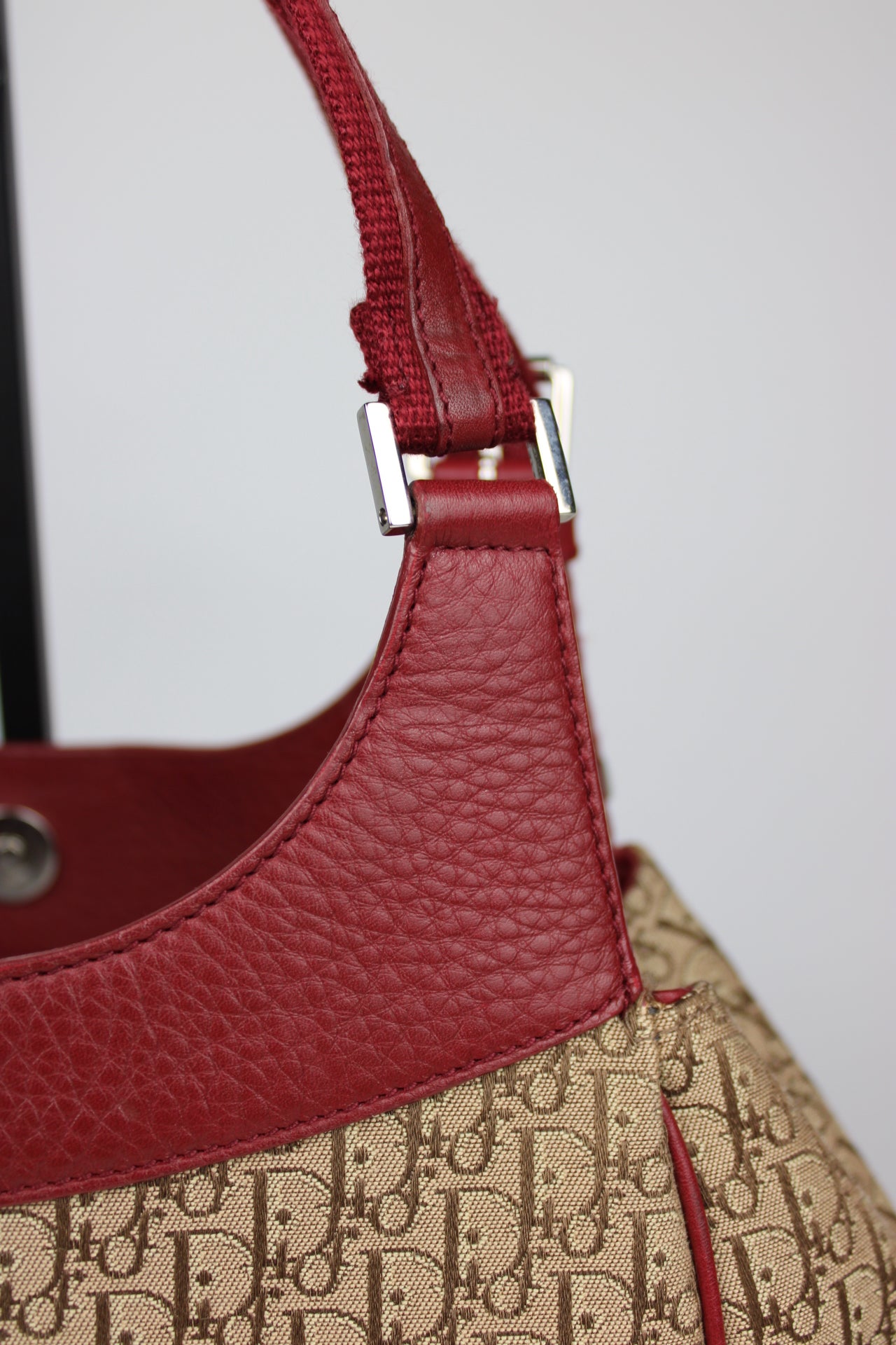 Dior Monogram Columbus Hobo Bag 2006