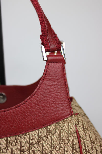Dior Monogram Columbus Hobo Bag 2006
