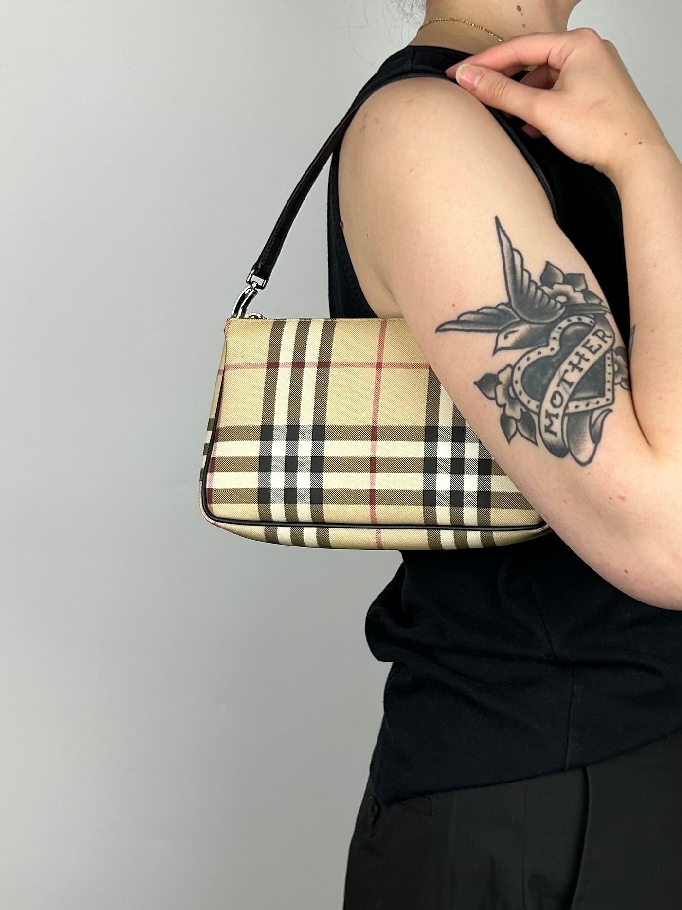 Burberry Nova Check Pochette Bag 2002