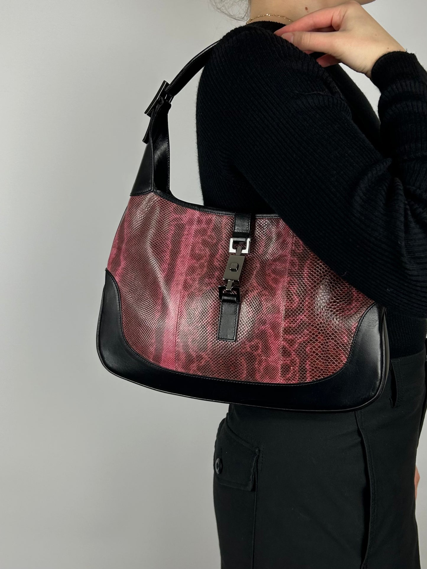 Gucci Tom Ford Snakeskin Jackie Bag 1999