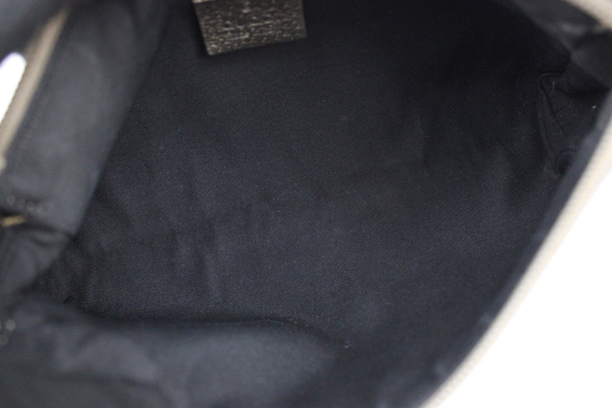 Pre-owned Gucci Monogram Abbey D-Ring Pochette Bag