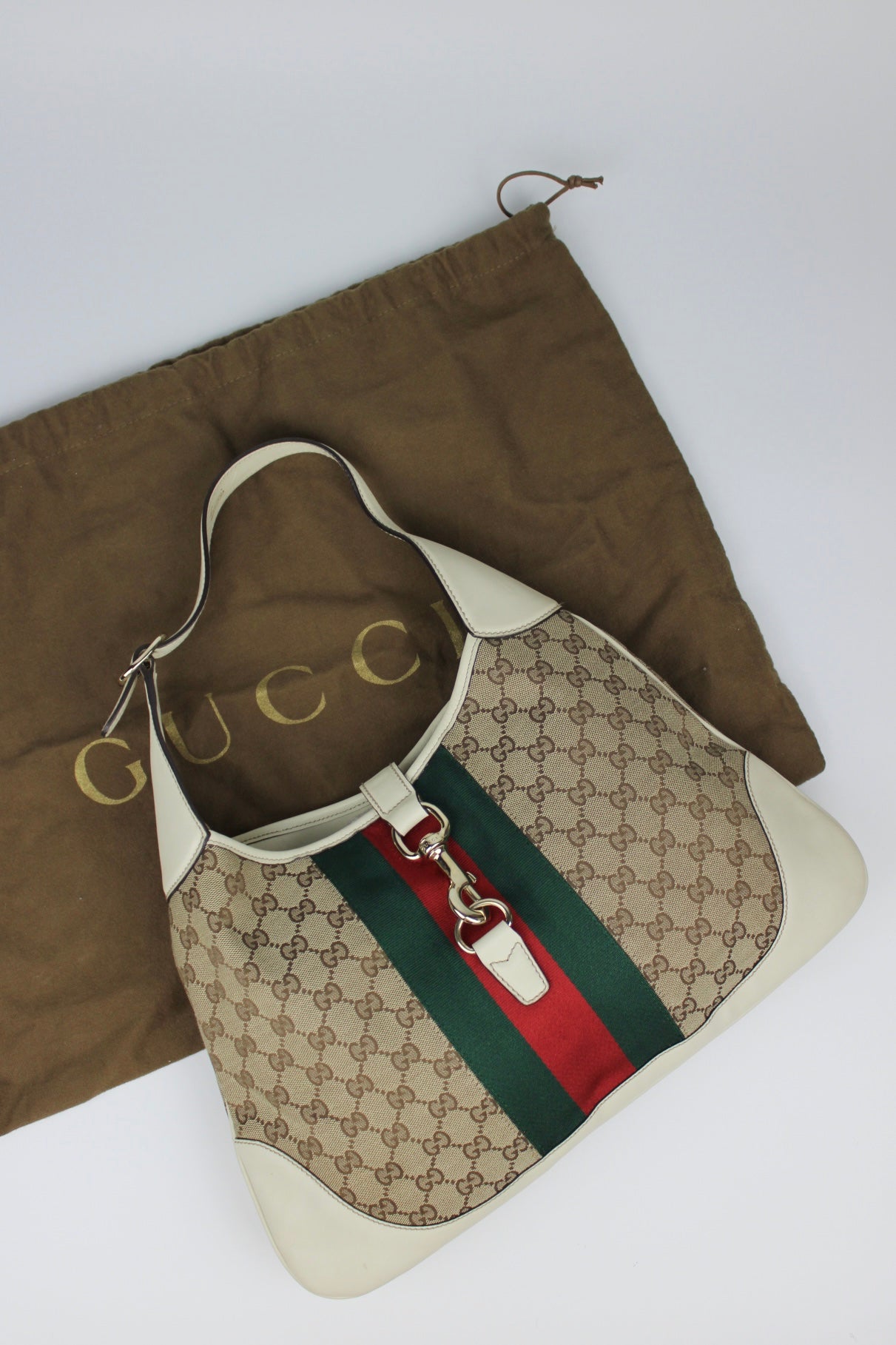 Gucci Monogram Jackie Bag