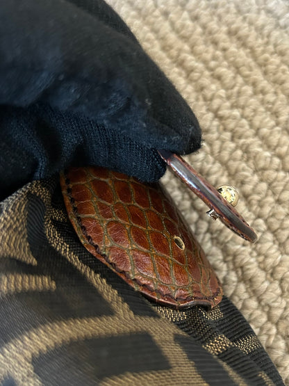 Fendi Zucca Chain Strap Bag