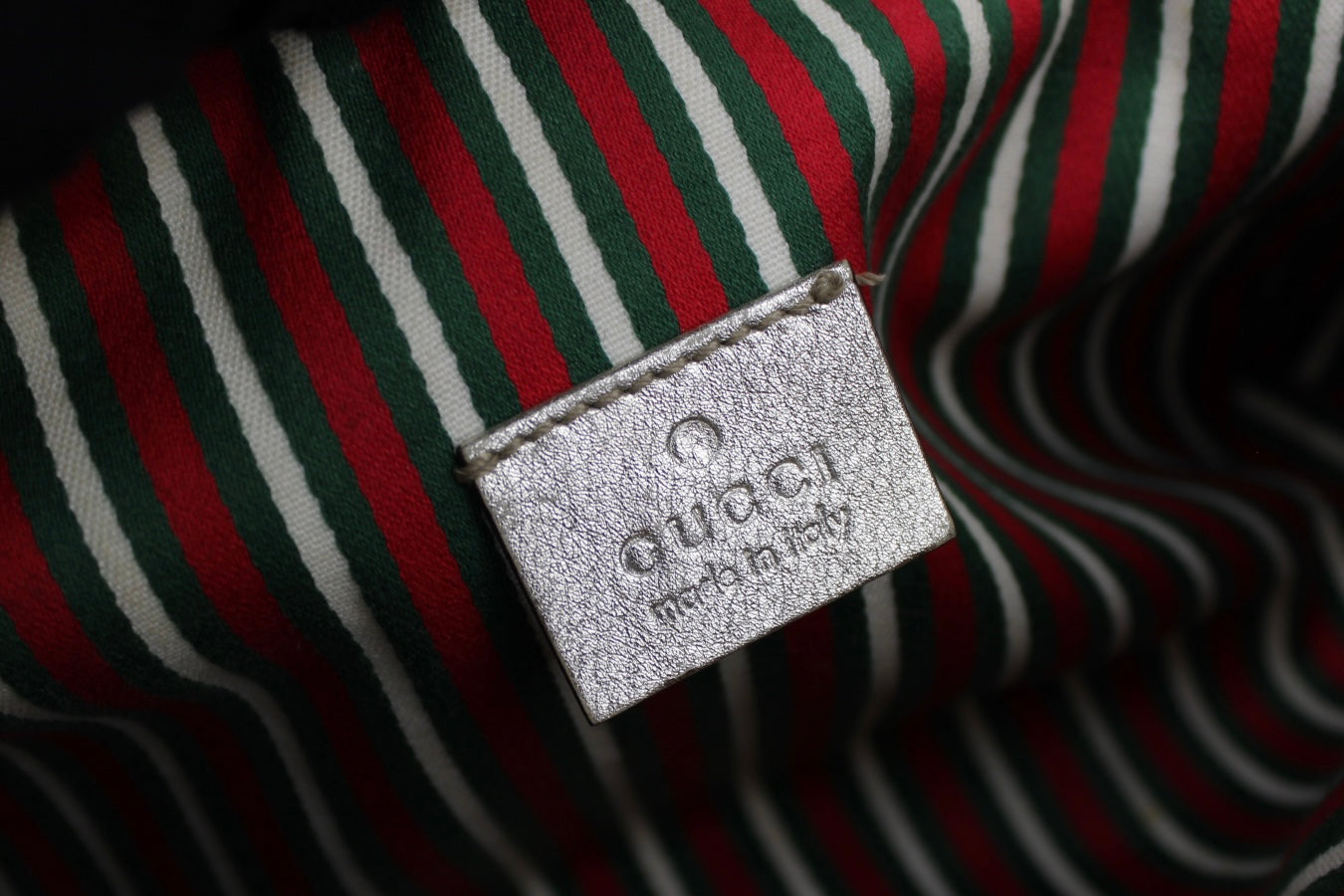 Gucci Monogram D-Ring Pochette Bag
