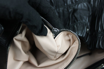 Prada Gaufre Nappa Leather Hobo Tote Bag
