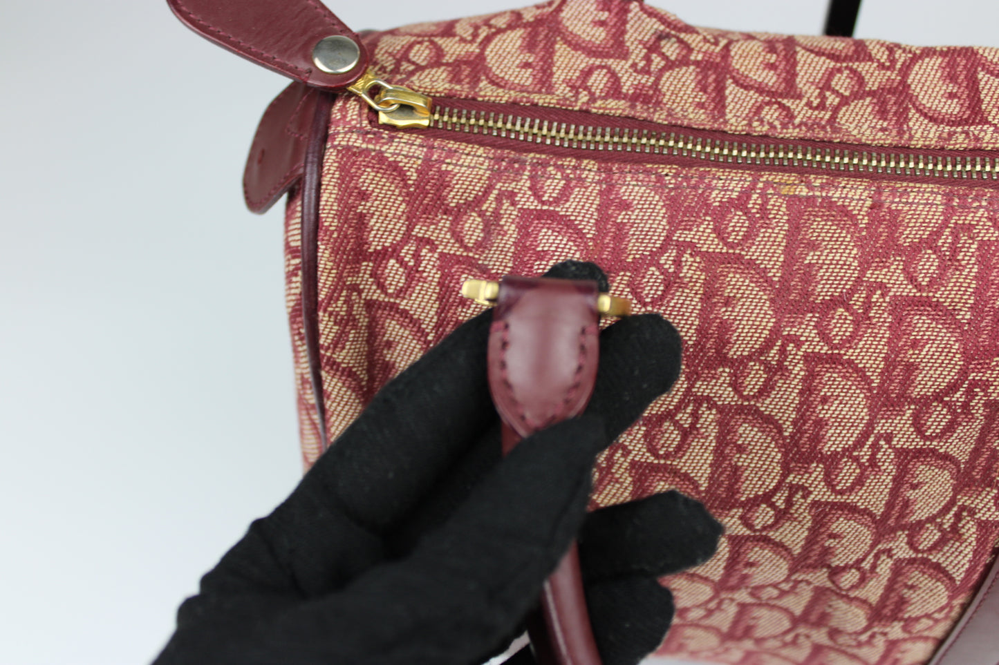 Dior Monogram Trotter Boston Bag 2004