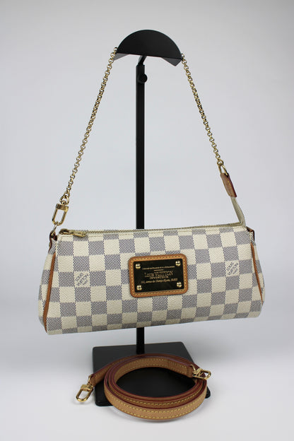 Louis Vuitton Damier Azur Eva Pochette Bag 2012