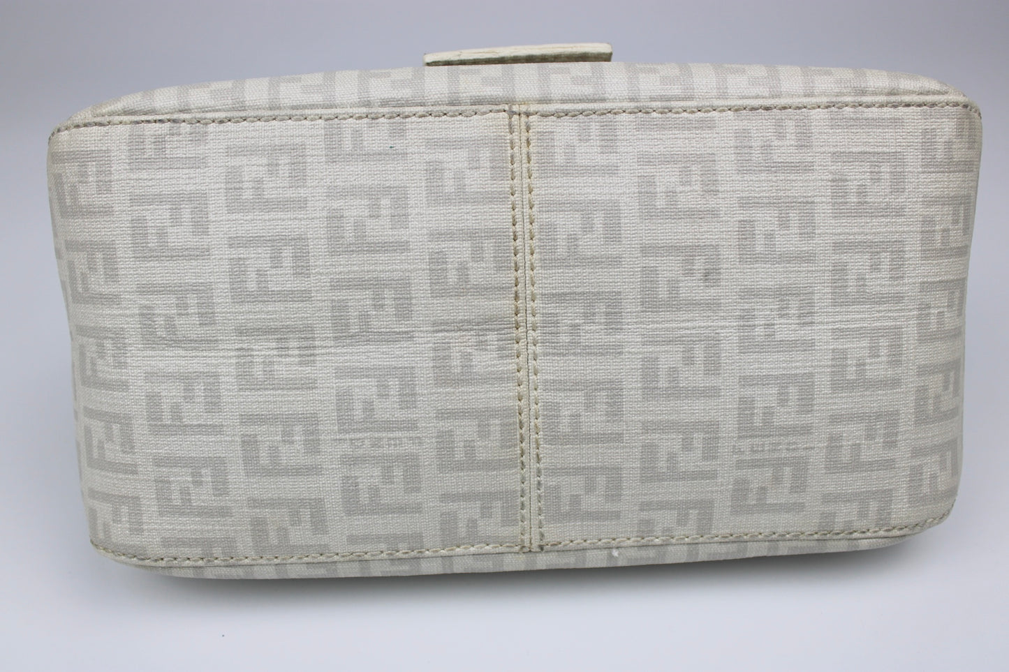 Fendi Zucchino Chain Strap Mini Baguette Bag